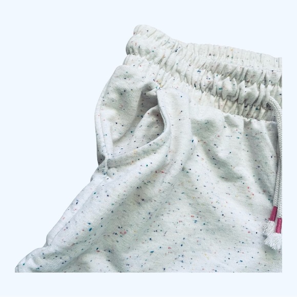 Cat & Jack casual white speckled confetti Girls shorts L (10-12) elastic waist - Picture 4 of 12